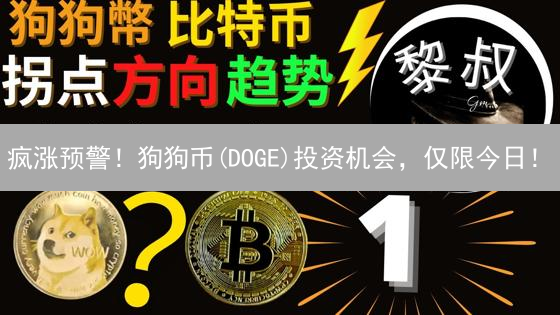 疯涨预警！狗狗币(DOGE)投资机会，仅限今日！