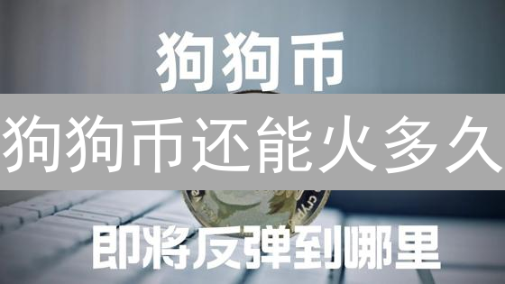 狗狗币还能火多久？深度解析Doge未来发展潜力！